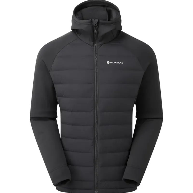 Montane Insulated Jackets-Mens Composite Hoodie - Black