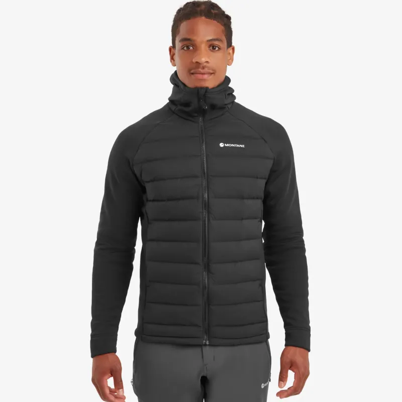 Montane Insulated Jackets-Mens Composite Hoodie - Black