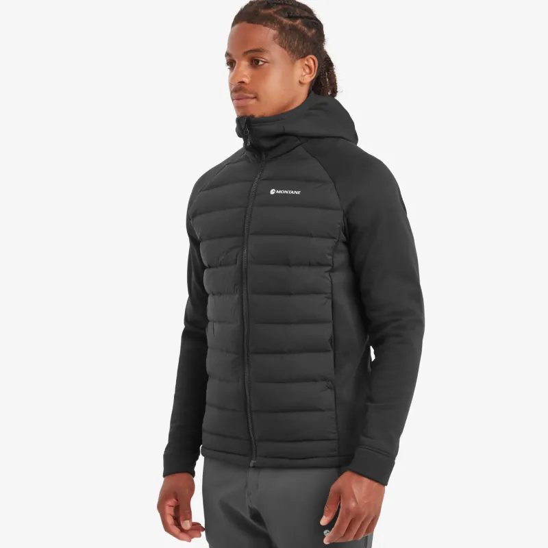 Montane Insulated Jackets-Mens Composite Hoodie - Black
