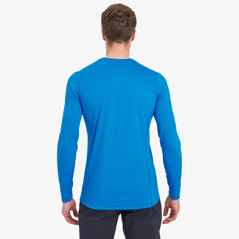 Montane T-Shirts & Baselayers-Mens Dart Lite Long Sleeve T-Shirt - Electric Blue