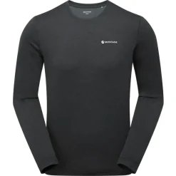 Montane T-Shirts & Baselayers-Mens Dart Long Sleeve T-Shirt - Black