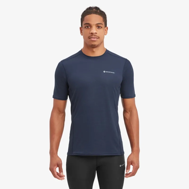 Montane T-Shirts & Baselayers-Mens Dart Nano T-Shirt - Eclipse Blue