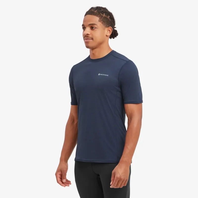 Montane T-Shirts & Baselayers-Mens Dart Nano T-Shirt - Eclipse Blue
