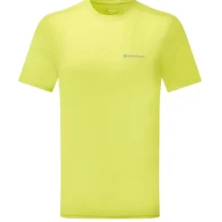 Montane T-Shirts & Baselayers-Mens Dart Nano T-Shirt - Citrus Spring