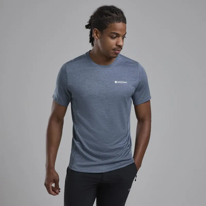 Montane T-Shirts & Baselayers-Mens Dart T-Shirt - Stone Blue