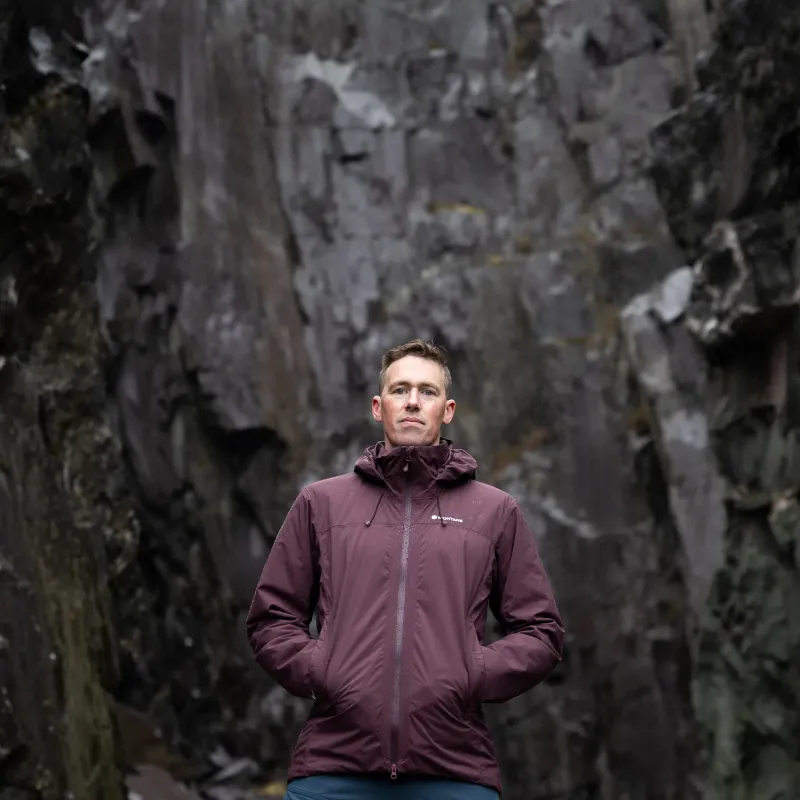 Montane Waterproof Jackets-Mens Duality Jacket - Dark Garnet