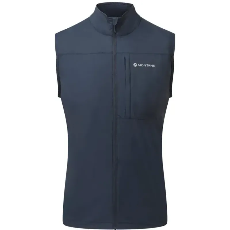 Montane Vests & Gilets-Mens Featherlite Gilet - Eclipse Blue