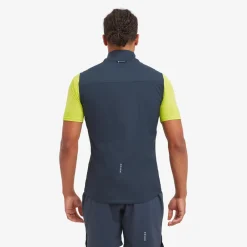 Montane Vests & Gilets-Mens Featherlite Gilet - Eclipse Blue