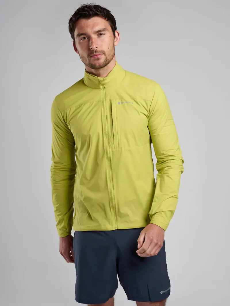 Montane Windshirts-Mens Featherlite Jacket - Citrus Spring