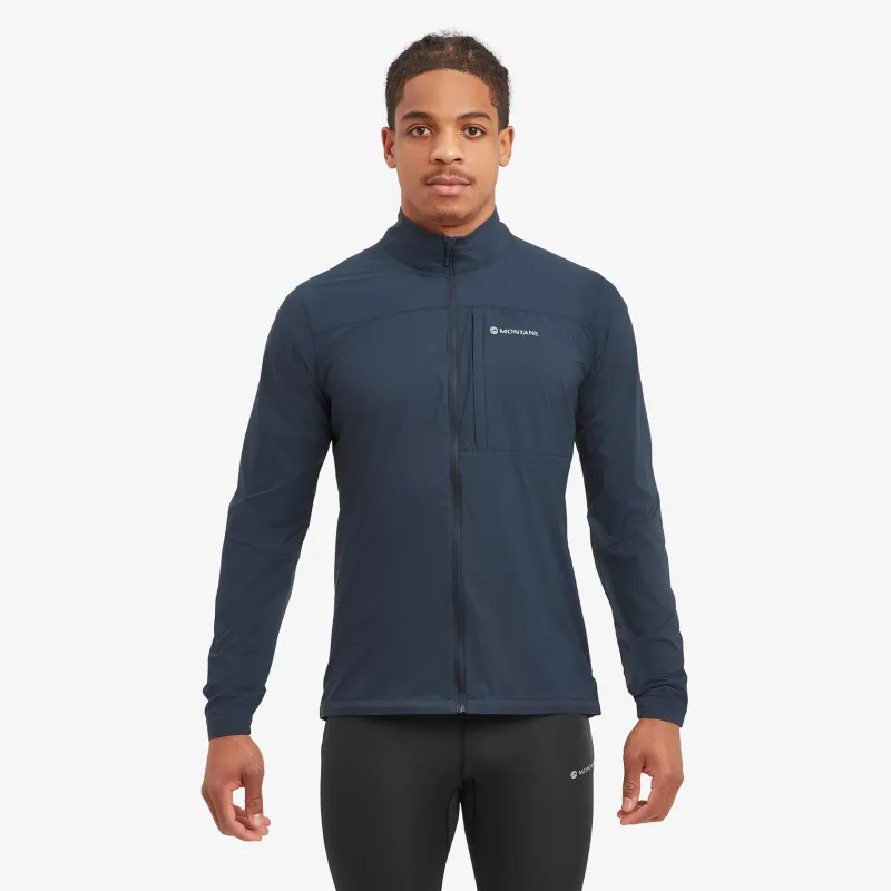 Montane Windshirts-Mens Featherlite Jacket - Eclipse Blue