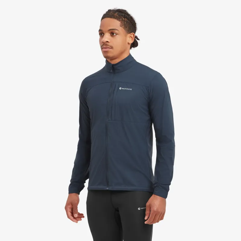 Montane Windshirts-Mens Featherlite Jacket - Eclipse Blue