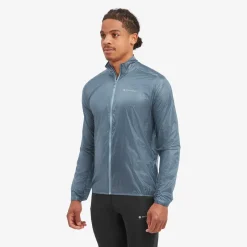 Montane Windshirts-Mens Featherlite Nano Jacket - Stone Blue