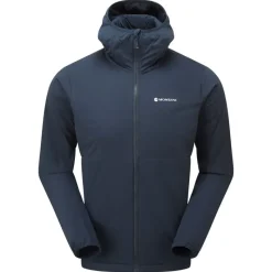 Montane Insulated Jackets-Mens Fireball Lite Hoodie - Eclipse Blue