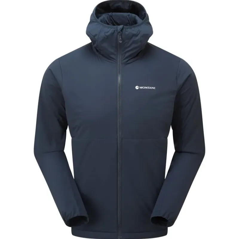 Montane Insulated Jackets-Mens Fireball Lite Hoodie - Eclipse Blue