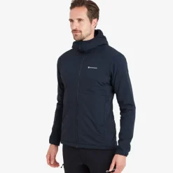 Montane Insulated Jackets-Mens Fireball Lite Hoodie - Eclipse Blue