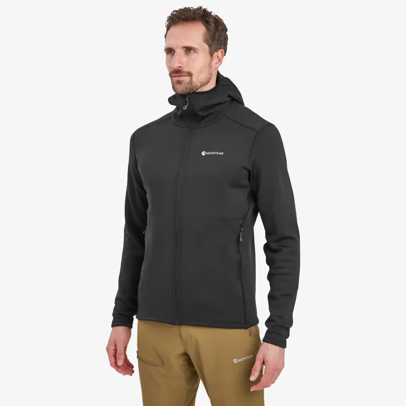Montane Fleece & Mid Layer-Mens Fury Hoodie - Black