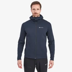 Montane Fleece & Mid Layer-Mens Fury Hoodie - Eclipse Blue