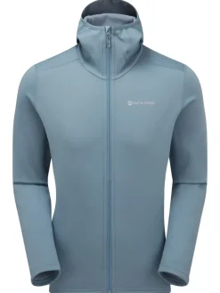 Montane Fleece & Mid Layer-Mens Fury Hoodie - Stone Blue