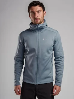 Montane Fleece & Mid Layer-Mens Fury Hoodie - Stone Blue