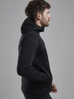 Montane Fleece & Mid Layer-Mens Fury Lite Hoodie - Black