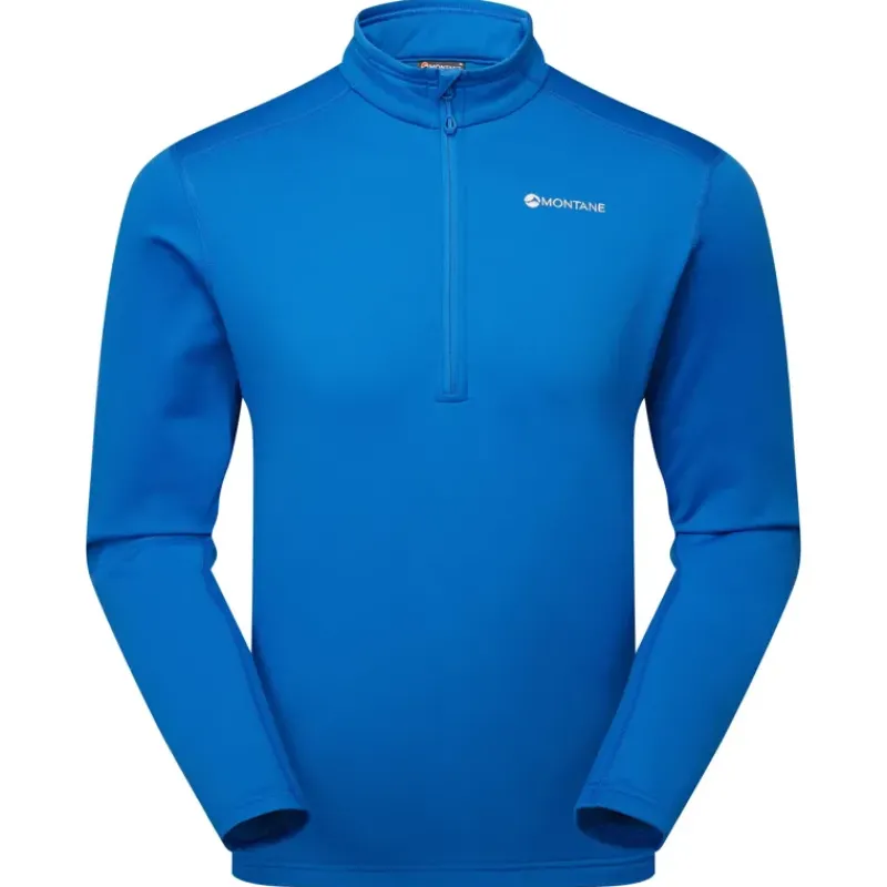 Montane Fleece & Mid Layer-Mens Fury Lite Pull-On - Neptune Blue