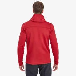 Montane Fleece & Mid Layer-Mens Fury XT Hoodie - Acer Red