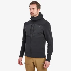 Montane Fleece & Mid Layer-Mens Fury XT Hoodie - Black