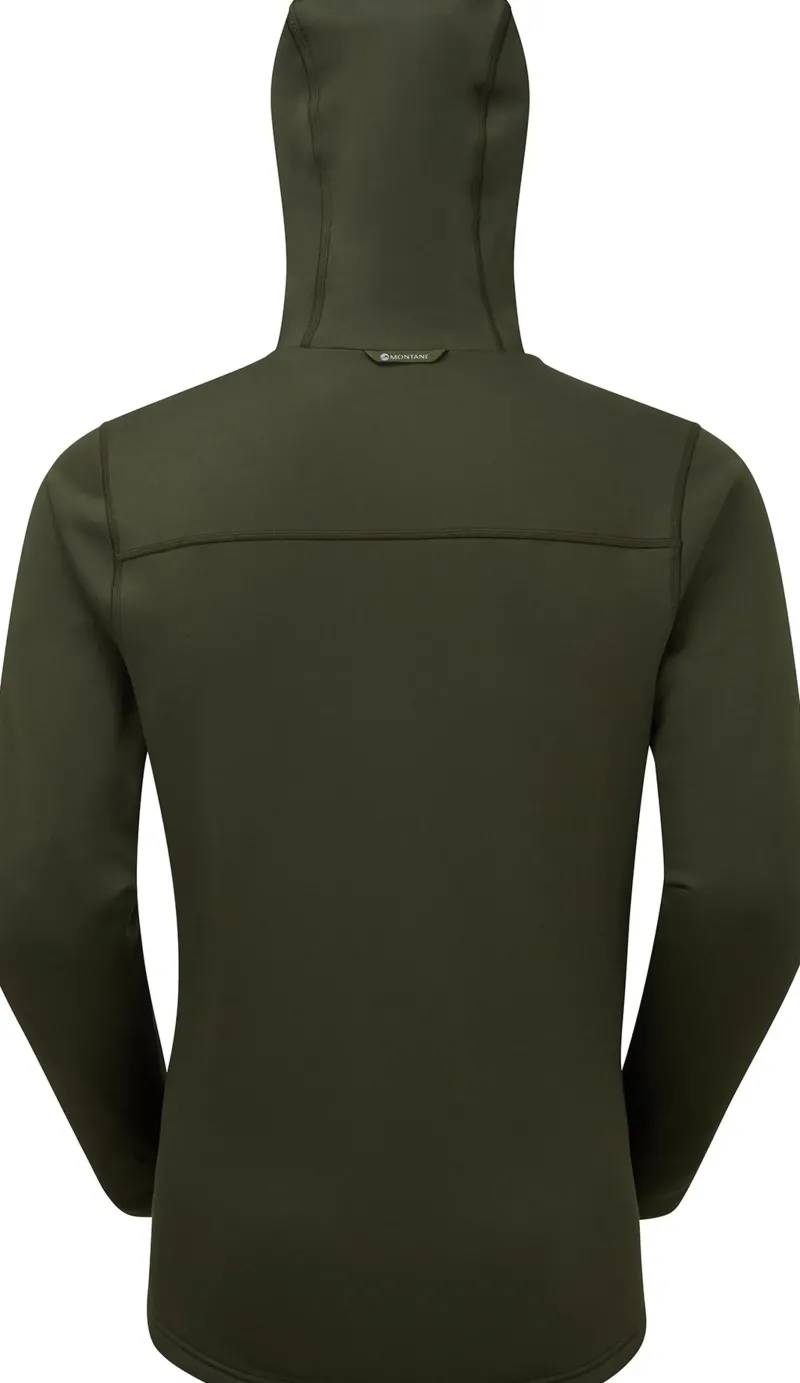 Montane Fleece & Mid Layer-Mens Fury XT Hoodie - Oak Green