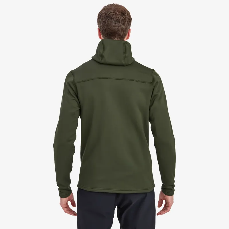 Montane Fleece & Mid Layer-Mens Fury XT Hoodie - Oak Green