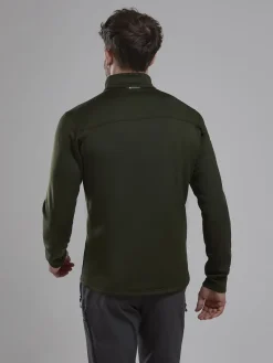 Montane Fleece & Mid Layer-Mens Fury XT Pull-On - Oak Green
