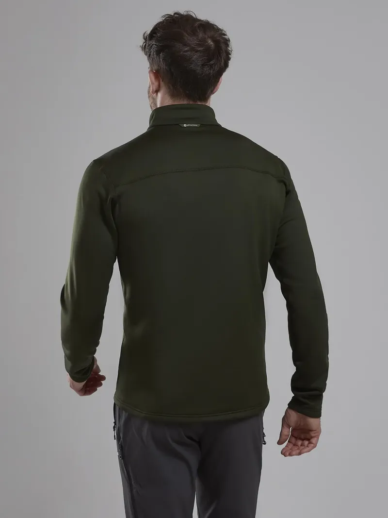 Montane Fleece & Mid Layer-Mens Fury XT Pull-On - Oak Green
