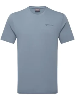 Montane T-Shirts & Baselayers-Mens Impact Compass T-Shirt - Stone Blue