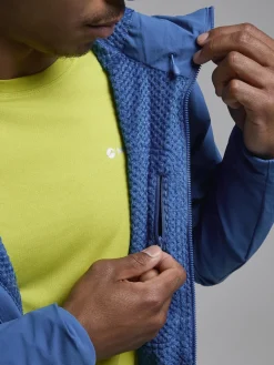Montane Softshell Jackets-Mens Khamsin Hoodie - Neptune Blue