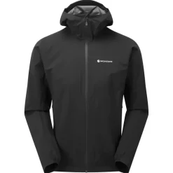 Montane Waterproof Jackets-Mens Minimus Lite Jacket - Black
