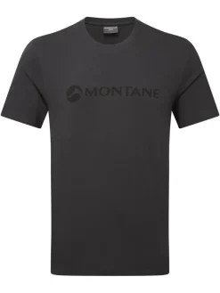 Montane T-Shirts & Baselayers-Mens Mono Logo T-Shirt - Midnight Grey
