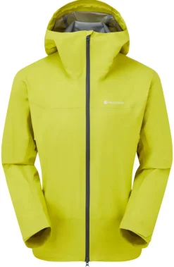 Montane Waterproof Jackets-Mens Niveus Lite Jacket - Citrus Spring