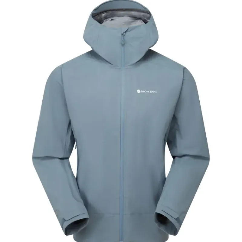 Montane Waterproof Jackets-Mens Phase Lite Jacket - Stone Blue