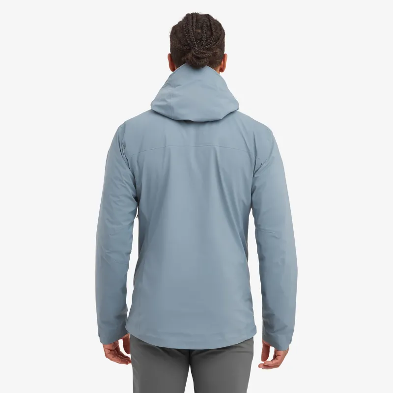 Montane Waterproof Jackets-Mens Phase Lite Jacket - Stone Blue