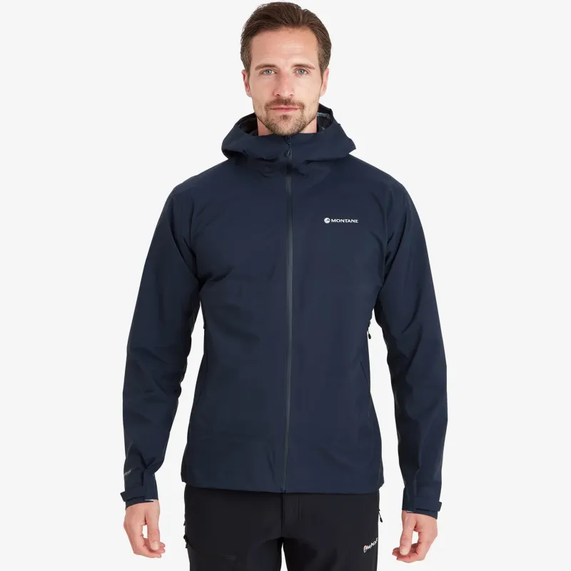 Montane Waterproof Jackets-Mens Phase Lite Jacket - Eclipse Blue