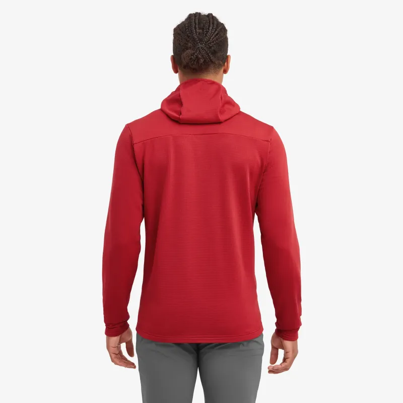 Montane Fleece & Mid Layer-Mens Protium Hoodie - Acer Red