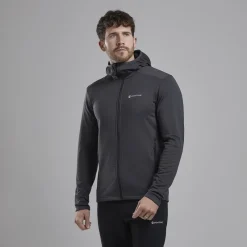 Montane Fleece & Mid Layer-Mens Protium Hoodie - Midnight Grey