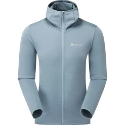 Montane Fleece & Mid Layer-Mens Protium Hoodie - Stone Blue