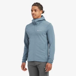 Montane Fleece & Mid Layer-Mens Protium Hoodie - Stone Blue