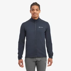 Montane Fleece & Mid Layer-Mens Protium Jacket - Eclipse Blue