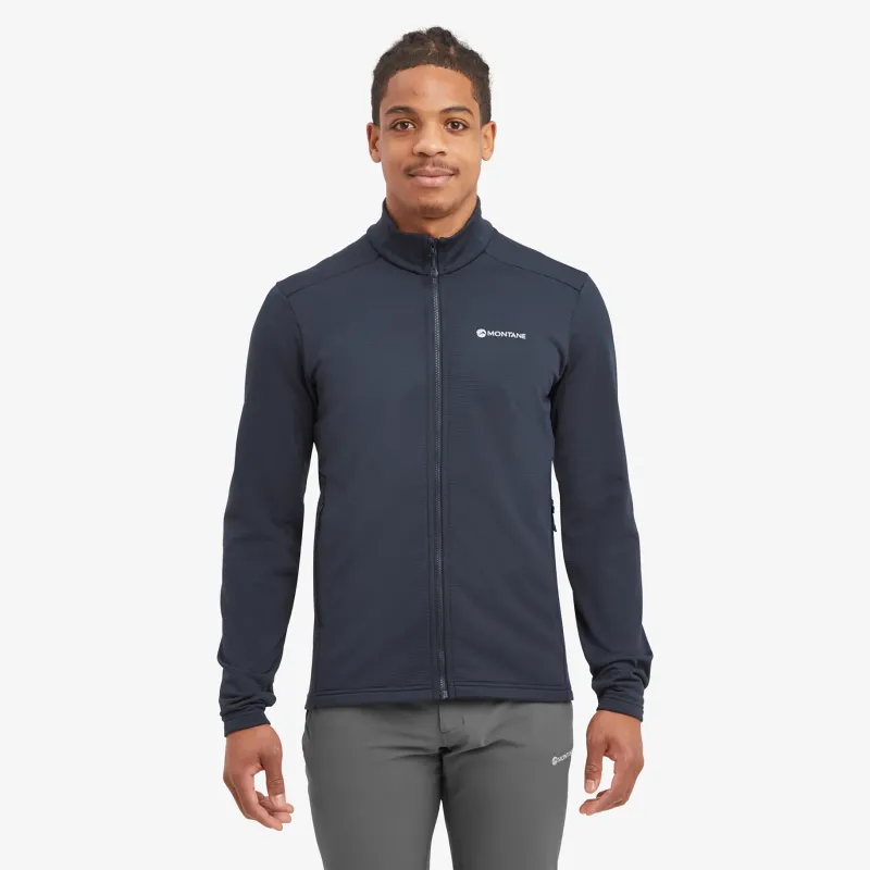 Montane Fleece & Mid Layer-Mens Protium Jacket - Eclipse Blue