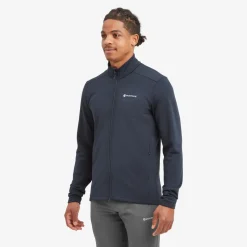 Montane Fleece & Mid Layer-Mens Protium Jacket - Eclipse Blue