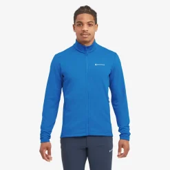 Montane Fleece & Mid Layer-Mens Protium Jacket - Neptune Blue