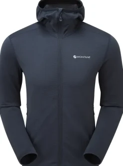 Montane Fleece & Mid Layer-Mens Protium Lite Hoodie - Eclipse Blue