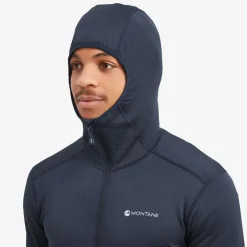 Montane Fleece & Mid Layer-Mens Protium Lite Hoodie - Eclipse Blue