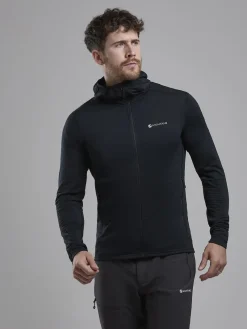 Montane Fleece & Mid Layer-Mens Protium Lite Hoodie - Black